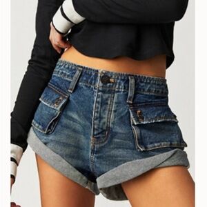 OneTeaspoon Cadet Bandits Denim Shorts